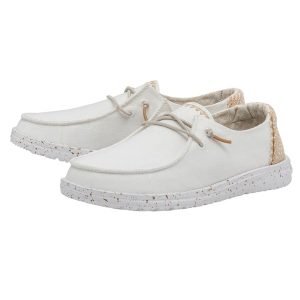 wendy chambray woven white sand