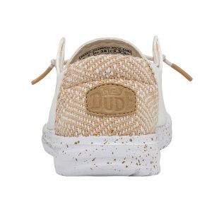 wendy chambray woven white sand