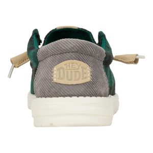 wally buffalo plaid hunter green