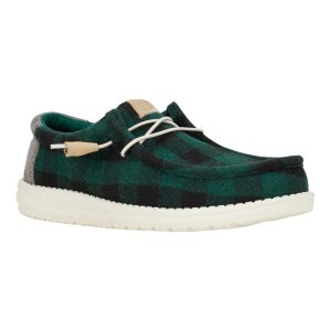 wally buffalo plaid hunter green