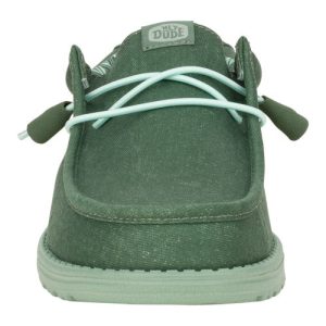wally stretch canvas duck green/iceberg green