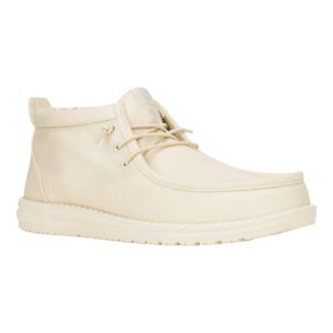 wally mid stretch canvas bone white