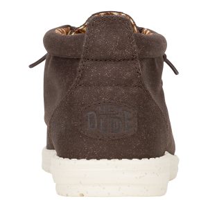 wally mid stretch canvas brown