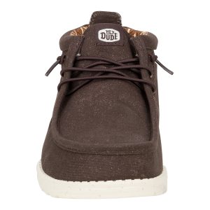 wally mid stretch canvas brown