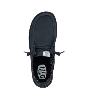 wendy stretch canvas wide black/black