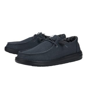 wendy stretch canvas wide black/black