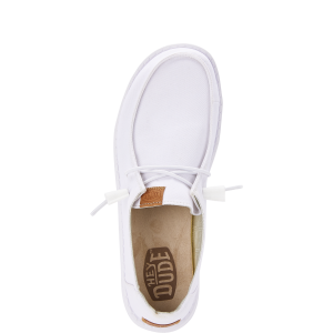 wendy stretch canvas wide white
