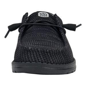 wendy stretch sox black/black