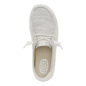 wendy stretch sox wide stone white