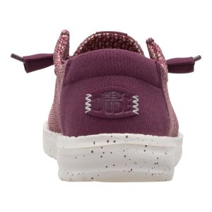 wendy stretch sox burgundy