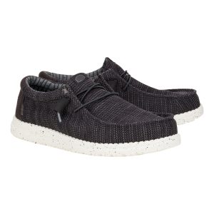 wally stretch sox wide black/white