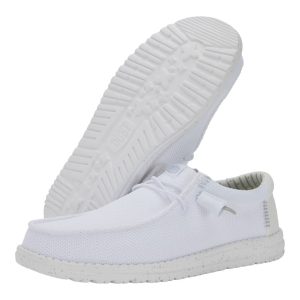 wally stretch sox wide white