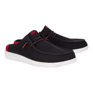 wally slip varsity black/red