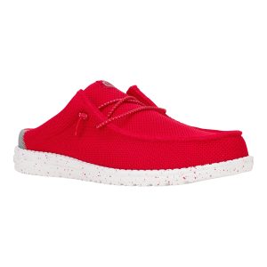 wally slip varsity red/grey