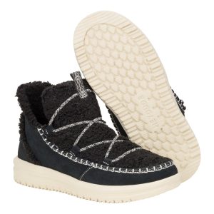 camden suede cozy black