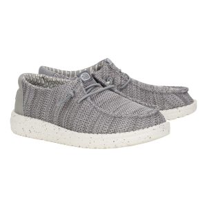 wally youth stretch mesh grey