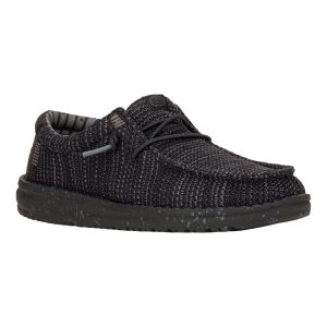 wally youth stretch mesh black/black