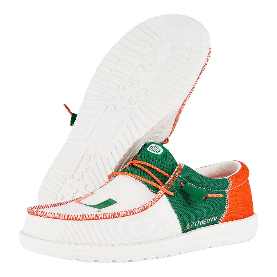 wally tri u of miami miami deep green/orange