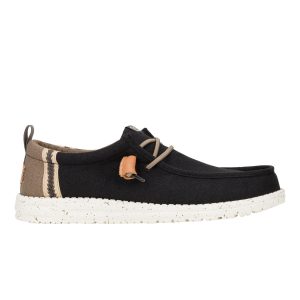 wally craft linen black/walnut