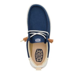 wally craft linen white/sargasso blue