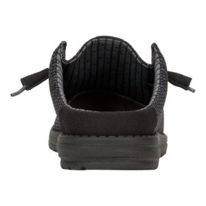 wally slip stretch sox black