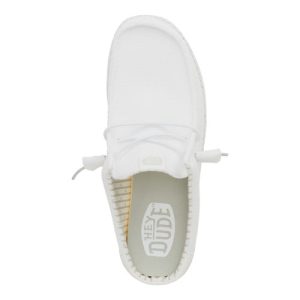 wally slip stretch sox white