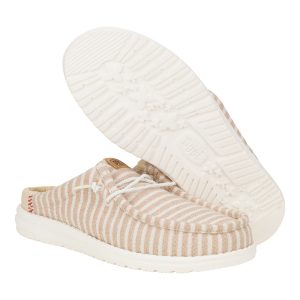 wally slip resort tan/white