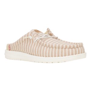 wally slip resort tan/white