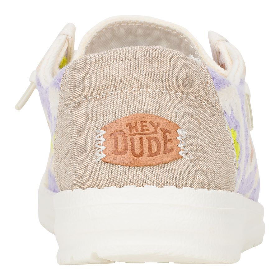 wendy cottage crochet egret/lavender/multi