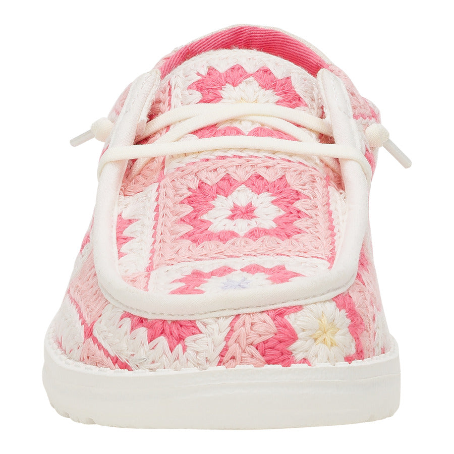 wendy cottage crochet coral/ballerina pink