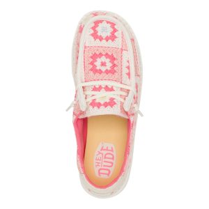 wendy cottage crochet coral/ballerina pink