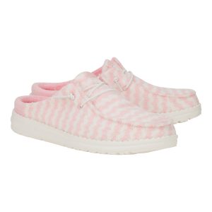 wendy slip terry stripe stripe pink/white
