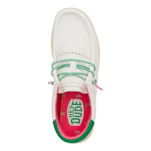 wally golf classic white/green tambourine