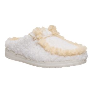 wendy slipper egret/wood ash