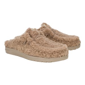 wally slipper cozy timber wolf