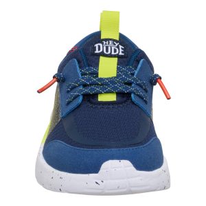 sirocco play youth sport stripe navy/lime