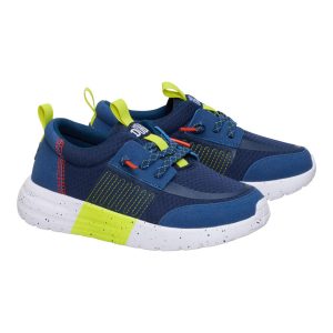 sirocco play youth sport stripe navy/lime
