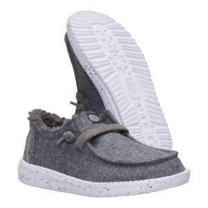 wendy youth wool cozy charcoal