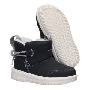 camden bow boot toddler cozy black
