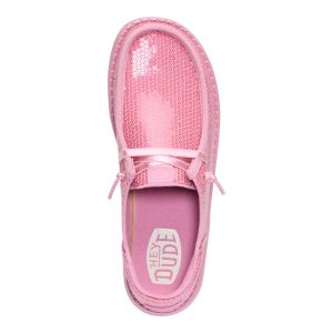 wendy funk mono sequin foxglove pink