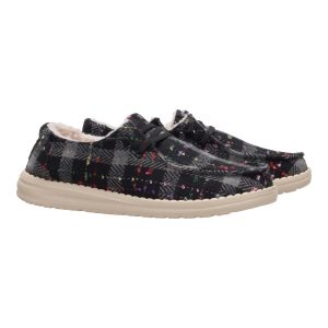 wendy confetti plaid cozy black/multi