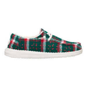 wendy confetti plaid cozy red/green/multi