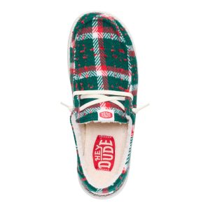 wendy confetti plaid cozy red/green/multi