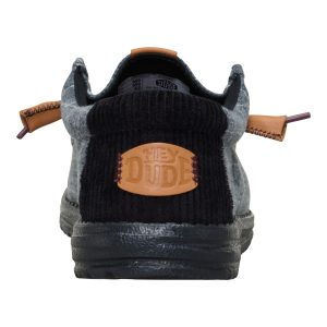 wally plaid corduroy black/multi