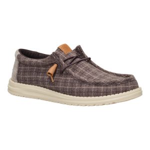 wally plaid corduroy mole brown/multi