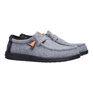 wally cozy plaid smoke grey/multi
