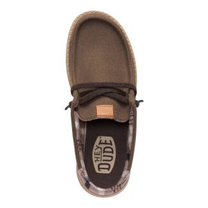 wally slip cozy plaid major brown/multi