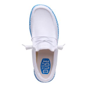 wally funk warped geo white/brilliant blue