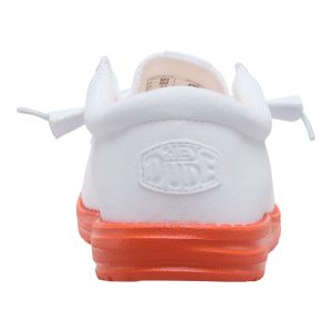 wally funk pop white/tomato orange