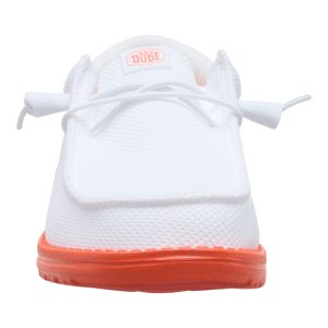 wally funk pop white/tomato orange